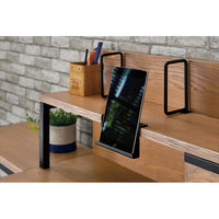 【軒先渡し】コイズミファニテック Brost デスクシェルフ 幅1000×奥行233×高さ370mm Vブラック BRA-703VB 1台（直送品）