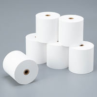 サーマルレジロール紙 高保存 FSC認証 箱入（黒ポリなし） 80mm×80φ 6巻 046645  オリジナル