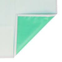 おたふく手袋 オタフク #6130 エステル 前掛 胸付 白・ホワイト 1枚（直送品）