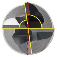 ジーネット GIGA ギガ・セレクション 超硬 スクエア エンドミル SEEM440ー080 1セット(4本)（直送品）