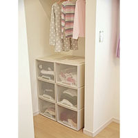 サンコープラスチック Think クローゼット 衣装ケース 補強枠付 D SB(セット販売：3個) 4547883512634（直送品）