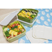 サンコープラスチック リオパック 3段 アースグリーン(セット販売:5個) 4973230117571 1セット(5個)（直送品）