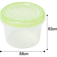 サンコープラスチック EveryPack 丸型 No.1 浅型 4P カラフル 4973230218001 1セット(1個×20)