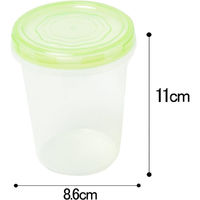 サンコープラスチック EveryPack 丸型 No.1 深型 4P カラフル(セット販売：20個) 4973230218308（直送品）