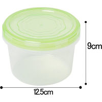 サンコープラスチック EveryPack 丸型 No.3 浅型 2P カラフル(セット販売：20個) 4973230218209（直送品）