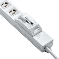 延長コード 電源タップ 5m 3P（ピン） 6個口 スイッチ ホワイト TAP-BR36LN-5 サンワサプライ 1個（直送品）