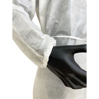 【アウトレット】アイソレーションガウン(ラミあり)　ホワイト　1袋（10枚入） イデアルサービス【終売品】