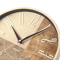 ノア精密 MAG電波掛時計 ココア W-769 IV-Z 1個