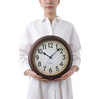 ノア精密 MAG電波掛時計 大正館 W-778 BR-Z 1個