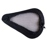 YAMAZEN らくらくサドルカバー ハイブリッド4層構造でお尻をサポート 優しい乗り心地 YZ-SDC-BK 1個（直送品）