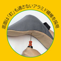 山善 YAMAZEN 防災スリッパ 安全靴基準クリア かかとゴム付き ストロングスリッパ グレー L YZ-SS-L 1足