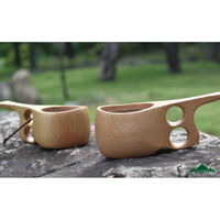 籐芸 カップ 木製 アウトドア ククサカップ 30ml FORESTABLE S 籐芸 355255 1個（直送品）