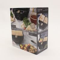 イトウ PURETONE タイマー付きホットサンドメーカー ブラック HS-850T-BK 1セット（8台）（直送品）