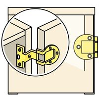和気産業 アングル丁番 22mm×14.5mm 仙徳 ifー027 if-027 1個（直送品）
