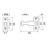 和気産業 ステン締付打掛 トクダイ VC-054 1個（直送品）