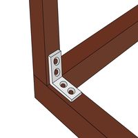 和気産業 特厚金折隅金 30x30x16mm 10個入 7454800 1セット(20個:10個×2セット)（直送品）