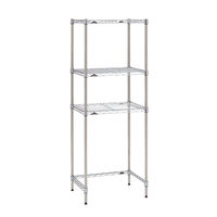 【軒先渡し】エレクター　ベーシックシリーズ　3方クロスバー　幅600×奥行600mm クローム B2424TWC 1本（直送品）