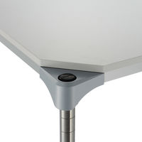 【軒先渡し】エレクター　ベーシックシリーズ　ウッドシェルフ棚用　幅900×奥行600mmシルバー枠・ホワイト B2436MWHS1 1枚（直送品）