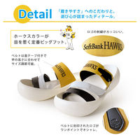 リゲッタ リゲッタカヌー ホークス メンズ モノクロ×イエロー M BCBF5137SH-MON×YEL-M 1足　サンダル（直送品）