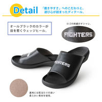 リゲッタ リゲッタカヌー ファイターズ レディース ブラック L BCFW3500NF-BLK-L 1足　ナースサンダル（直送品）