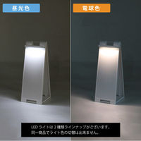 ファースト ソーラーライト付きスタンドプレート 駐車禁止２ 昼光色 片面加工 白 1台（直送品）