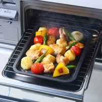 アイメディア 魚焼きトレー グリル専用 マーブル加工 グリルのお手入れ簡単魚焼きトレー 337549 1個（直送品）