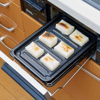 アイメディア 魚焼きトレー グリル専用 ワイド マーブル加工 グリルのお手入れ簡単魚焼きトレー 337548 1個（直送品）