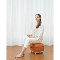 Hutech Industry レスツール　スツールフットマッサージャー　パッションオレンジ HT-M215J 1台（直送品）