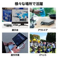 サンワサプライ AC出力付モバイルバッテリー(AC80W出力対応) BTL-RDC25 1台（直送品）