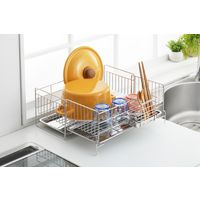 ヨシカワ オールステンレス 広げて使える水切り 水切りラック 4306034 1台