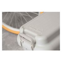 SANKA 収納ボックス 座れる 幅59×奥行39×高さ38cm ベリアスボード M 日本製 グレー 302293 1個（直送品）