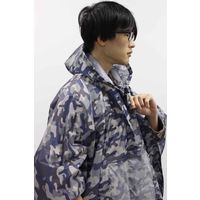 イケックス工業 レインコート レインポンチョ 窓付き 雨具 カモフラ 356265 1個（直送品）