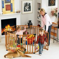 north states Superyard NS4940 セーフティーフェンス ウッド 1個（直送品）