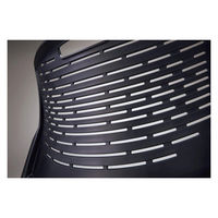 【軒先渡し】ライオン事務器 スタッキングチェアー ハープ ブラック No.１７９０ＮＦーＷ　 1脚（直送品）