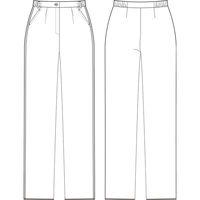 明石スクールユニフォームカンパニー ストレートパンツ ネイビー 5L UQW2042-5-5L 1枚　白衣（直送品）