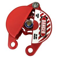 セーフラン安全用品 ゲートバルブロックアウトデバイス φ165~254mm 赤 37003-1 1個（直送品）
