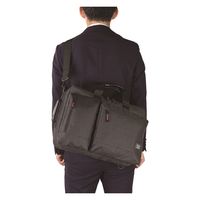 ナカバヤシ 3WAYキャリングバッグ/ブラック CB-276BK 1個