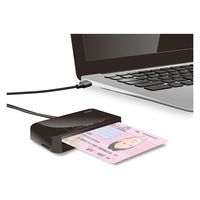 ナカバヤシ マイナンバー&microSDカードリーダー CRW-ICMSD77BK 1個（直送品）