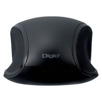 ナカバヤシ ５静音３ボタンＢｌｕｅＬＥＤマウスブラック MUS-BKT174BK 1個（直送品）