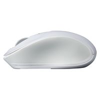 ナカバヤシ ５静音３ボタンＢｌｕｅＬＥＤマウスホワイト MUS-BKT174W 1個（直送品）