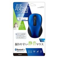 ナカバヤシ ５静音３ボタンＢｌｕｅＬＥＤマウスブルー MUS-BKT174BL 1個（直送品）