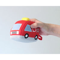 池田工業社 消防車 おふろでぬいぐるみ ぬいぐるみ バストイ お風呂 9250550 1個