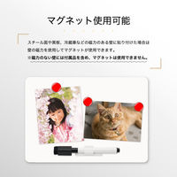 アスカ 抗菌ホワイトボードシート 180×260mm ミニ AWM13 1セット(2枚)