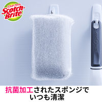 スリーエム(3M) スコッチブライト バスシャイン ロングパイルネットスポンジ お風呂掃除 グレー B-53K  (1個入)
