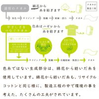林 コンパクトバスタオル 日本製(泉州) リサイクルコットン ブルー(青) CM201201 1枚