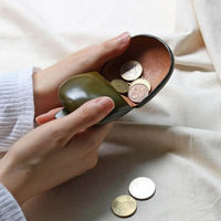 Il Bussetto イル・ブセット 牛革コインケース ブラック 7815126 1個（直送品）