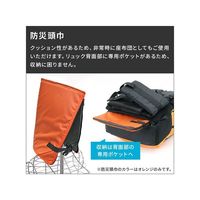 アズワン 水に浮かぶリュックサック 黒 4-4691-01 1個（直送品）