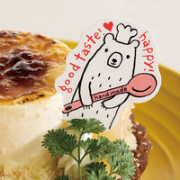 ヘッズ グラットンベアケーキピック-1(100枚) GLB-PC1 1セット(10パック×100枚)（直送品）