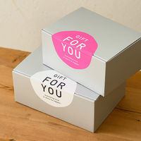 ヘッズ シンプルギフトシール-2/ピンク(30枚) SGF-2S 1セット(10パック×30枚)（直送品）