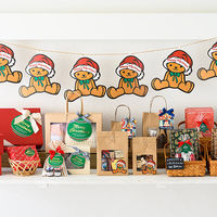 ヘッズ クリスマスギフトタッグ-3/ベア(20枚) X-T3 1セット(10パック×20枚)（直送品）